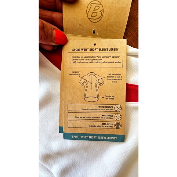 Bontrager Womens Race Cycling Jersey Top, Bike, Front Zip, Sz M NWT NEW - Picture 8 of 8